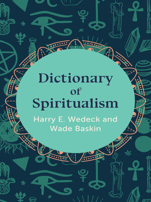 cover image of Dictionary of Spiritualism